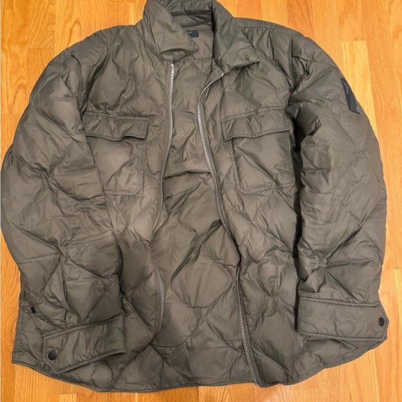 Rag & Bone Men's Green Quilted Dane Jacket